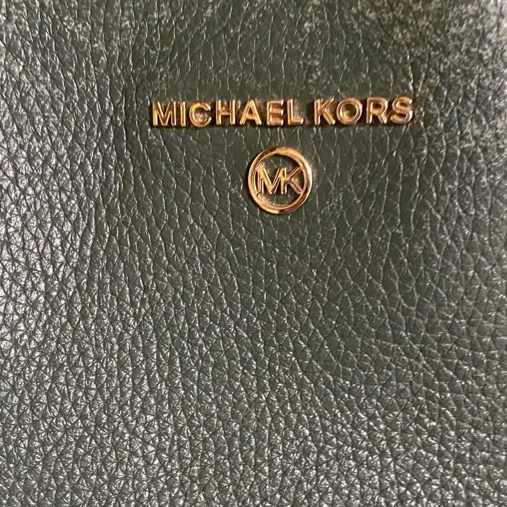 Michael Kors Slater Large Pebbled Leather Backpack Moss 30T0G04B7L